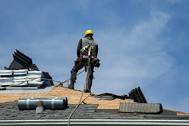 Professional Roofing technician working in Montezuma, NC